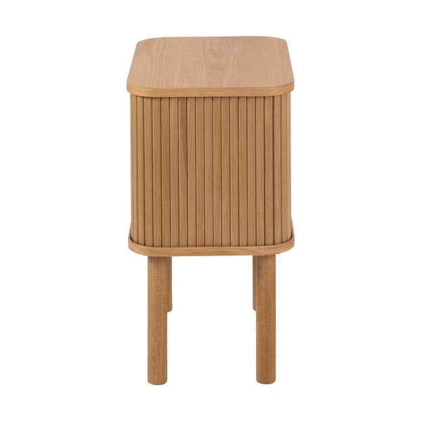 Nočný stolík v dekore duba v prírodnej farbe Langley – Actona-image-4