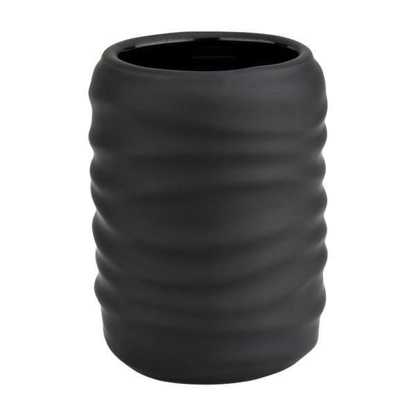 Čierny keramický téglik na zubné kefky Illana – Wenko