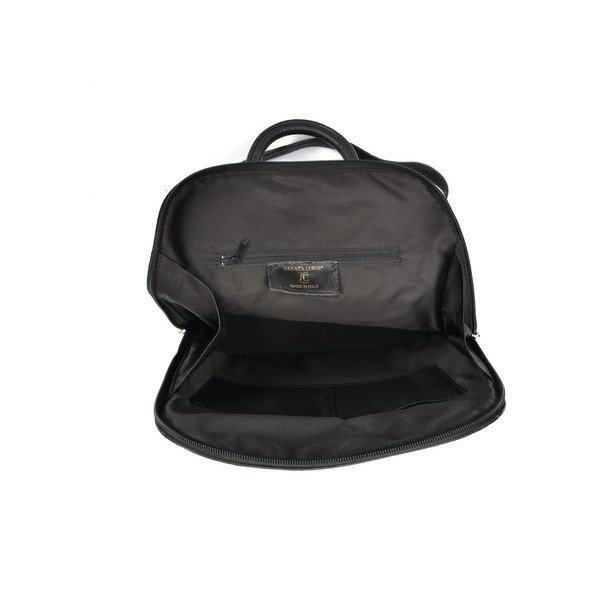 Čierny kožený dámsky batoh Renata Corsi Sofia-image-2