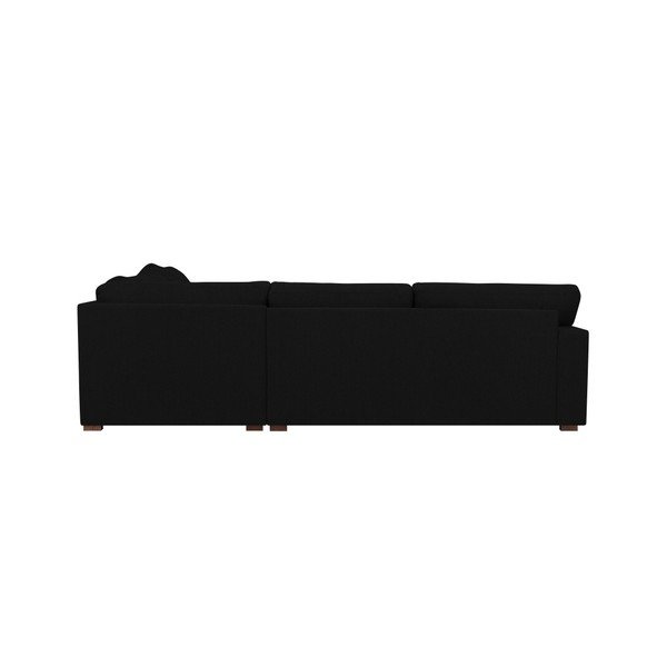 Čierna rohová pohovka Windsor & Co Sofas Daphne, pravý roh-image-2