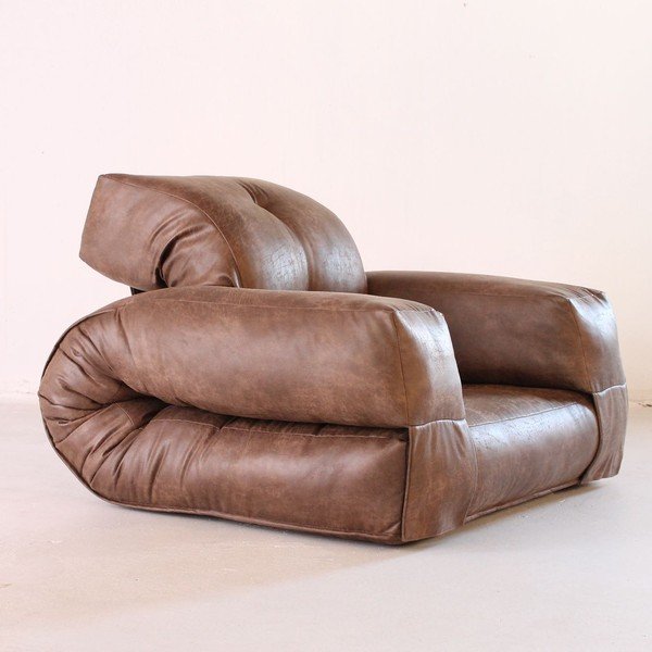 Kreslo Hippo Vintage Cognac-image-1