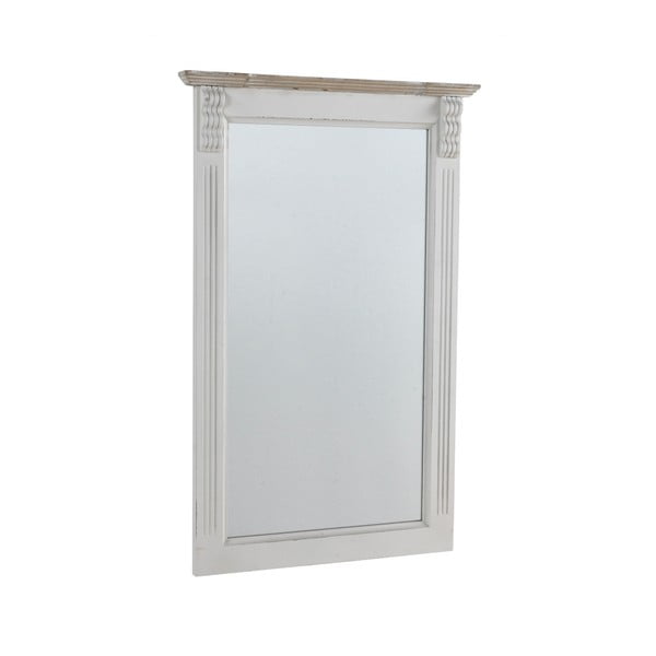 Biele nástenné zrkadlo Geese, 50 × 86 cm