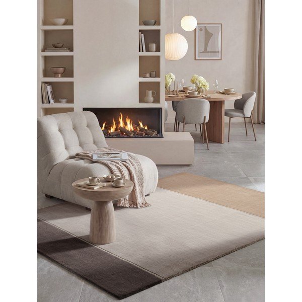 Hnedý/krémovobiely vlnený koberec 120x170 cm Quentin – Villeroy&Boch-image-2