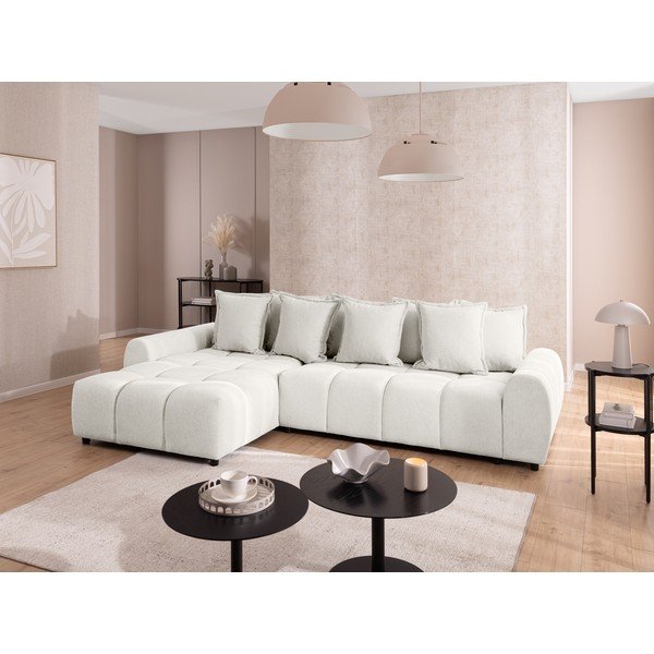 Biela rohová pohovka (ľavý roh/s leňoškou) Albane  – Ropez-image-1