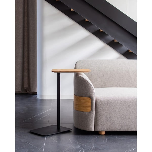 Kovový odkladací stolík 42x34.6 cm Loop - Gazzda-image-1