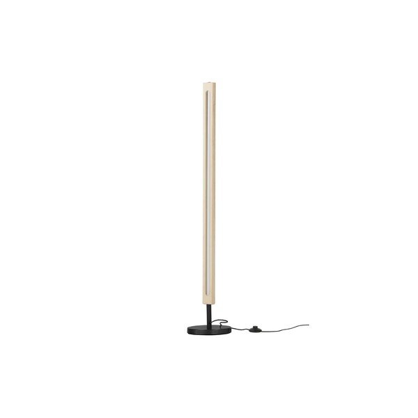 Voľne stojacia lampa z jaseňového dreva WOOOD Sjaak, výška 130 cm-image-2