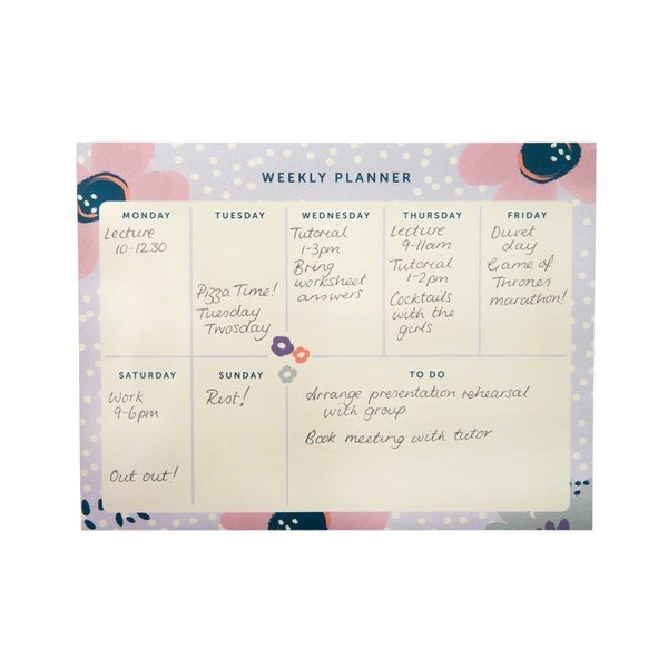 Týždenný plánovač Busy B Planner Pretty/Floral, 60 listov-image-4