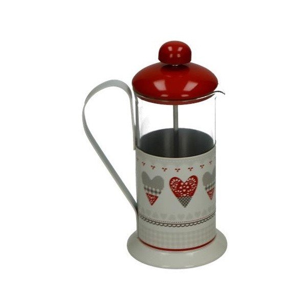 Kovový french press na kávu Brandani Happy Day, 350 ml