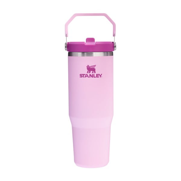 Ružová termoska z nehrdzavejúcej ocele 890 ml IceFlow™ Flip Straw 2.0 Tumbler Cherry Blossom – Stanley