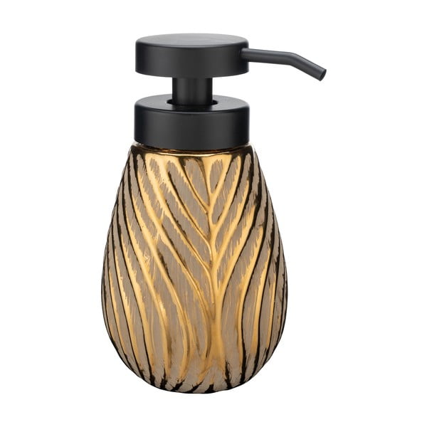 Keramický dávkovač mydla v zlatej farbe 330 ml Idro – Wenko-image-1