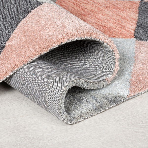 Sivo-ružový koberec Flair Rugs Icon, 160 x 230 cm-image-1