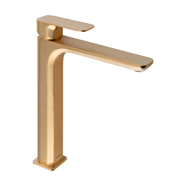 Stojančeková umývadlová batéria v zlatej farbe Spy – Sapho