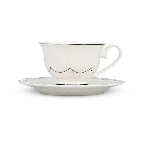 Biele šálky v súprave 2 ks z kostného porcelánu 190 ml Odette – S|P Collection