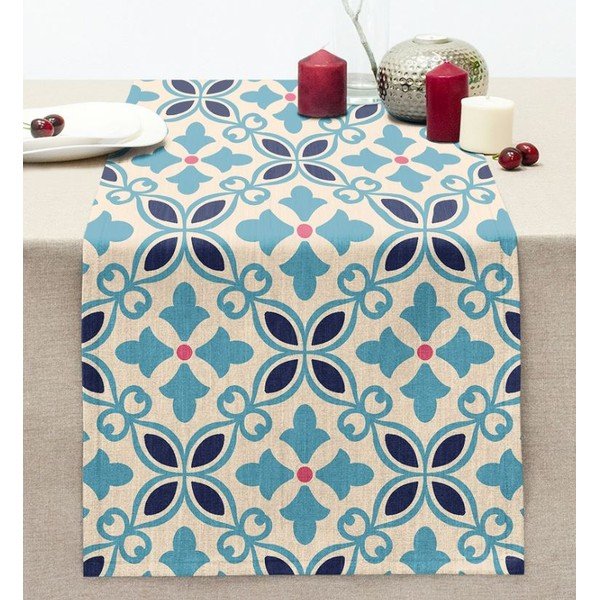 Behúň na stôl 40x130 cm Blue Tiles – Mila Home-image-1