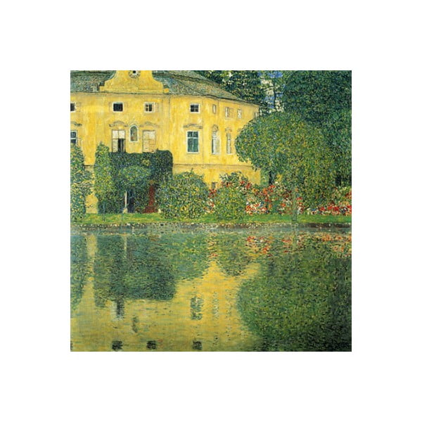 Reprodukcia obrazu Gustav Klimt - Castle at the Lake, 60 x 60 cm