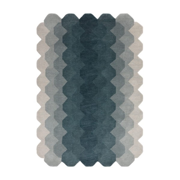 Modrý vlnený koberec 120x170 cm Hive – Asiatic Carpets
