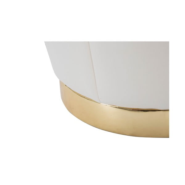 Krémový zamatový taburet Paris – Mauro Ferretti-image-3