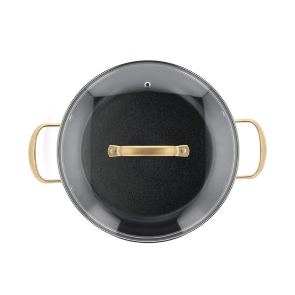 Hliníkový hrniec s nepriľnavým povrchom s pokrievkou na indukciu 2,6 l – Holm-image-2