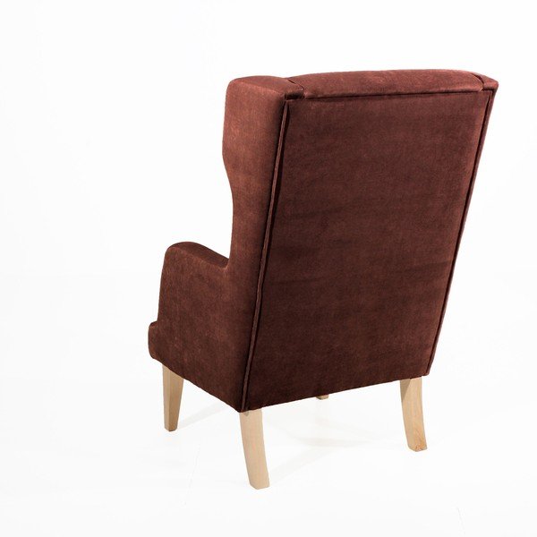 Hnedé kreslo Max Winzer Bennet Suede-image-3