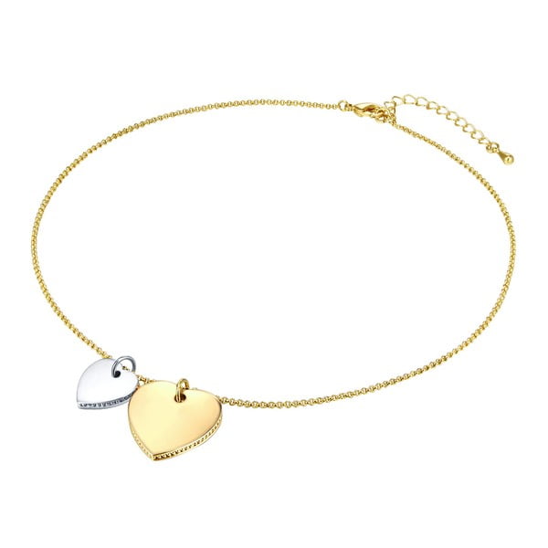 Dámsky náhrdelník v zlatej farbe Runway Heart