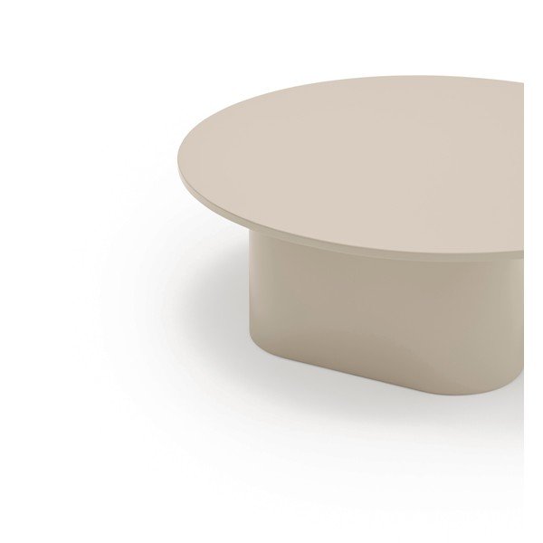 Krémovobiely konferenčný stolík 110x111 cm Totem – Teulat-image-4