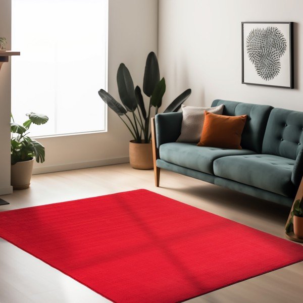 Červený prateľný koberec 80x150 cm Sky – Ayyildiz Carpets-image-1