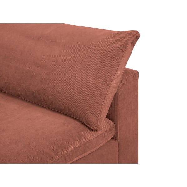 Ružová obojstranná rohová časť modulárnej menčestrovej pohovky Windsor & Co Sofas Galaxy-image-3