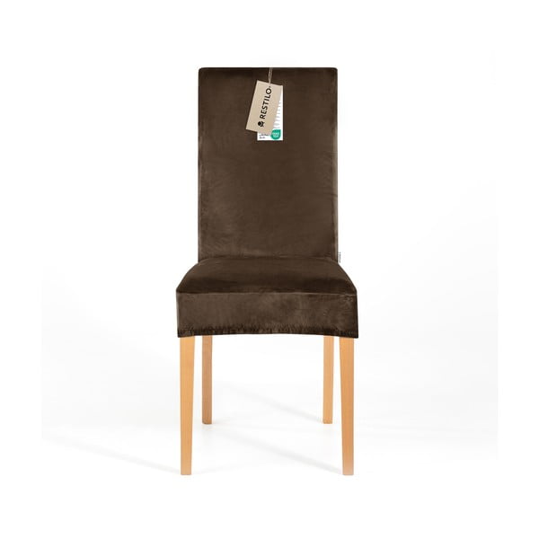 Hnedý napínací poťah na stoličku 48 cm Sento – Restilo