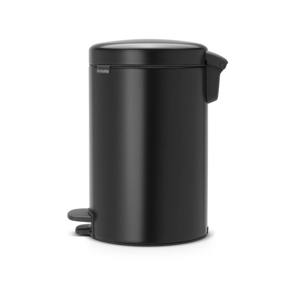 Čierny pedálový odpadkový kôš Brabantia Newicon, 12 l-image-3