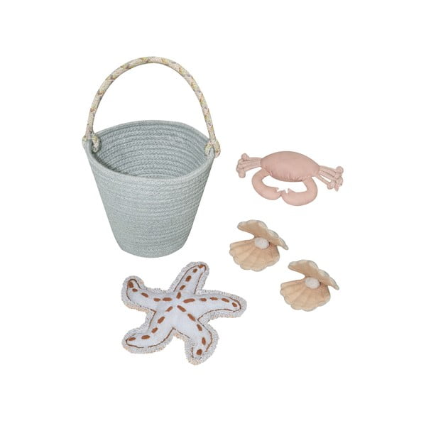 Béžový bavlnený detský hrací koberec ø120 cm Island – Lorena Canals-image-4