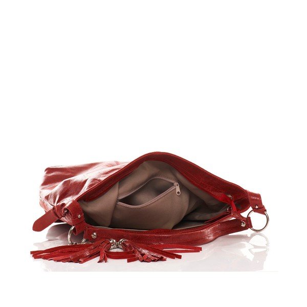 Kožená kabelka Hobo Red-image-1