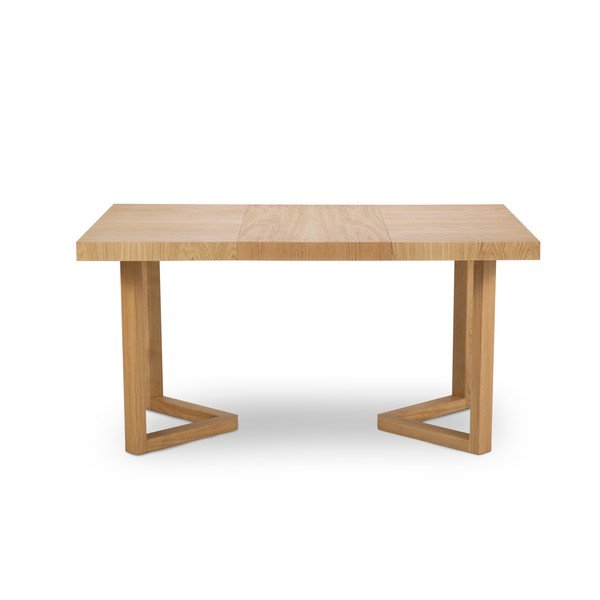 Rozkladací stôl z masívneho dubového dreva Windsor & Co Sofas Skardu, ø 100 cm-image-3