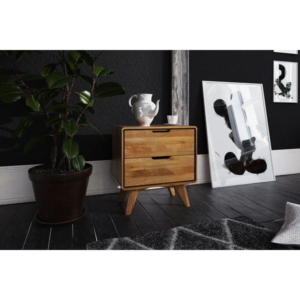 Nočný stolík z dubového dreva Greg - The Beds-image-3