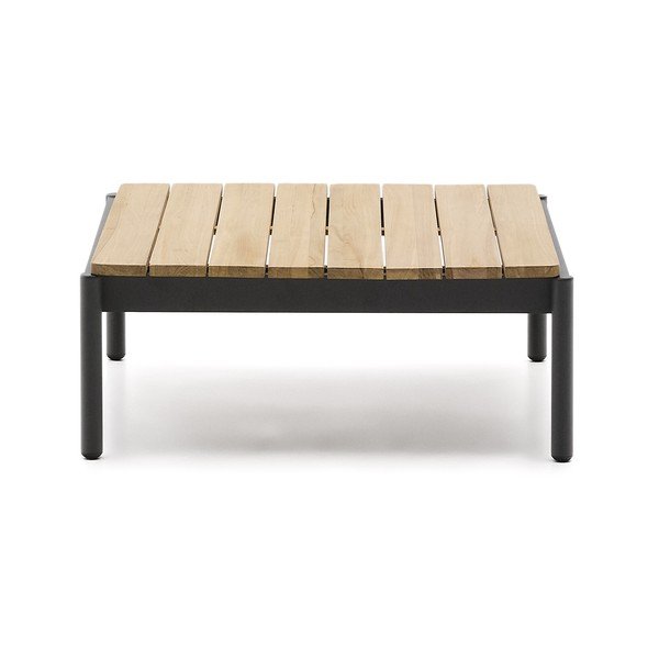 Záhradný konferenčný stolík z teakového dreva 89x91 cm Sorells – Kave Home-image-4