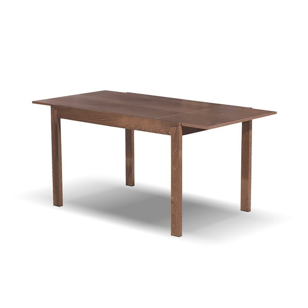 Rozkladací jedálenský stôl Ghost, 120-164 cm, tmavý