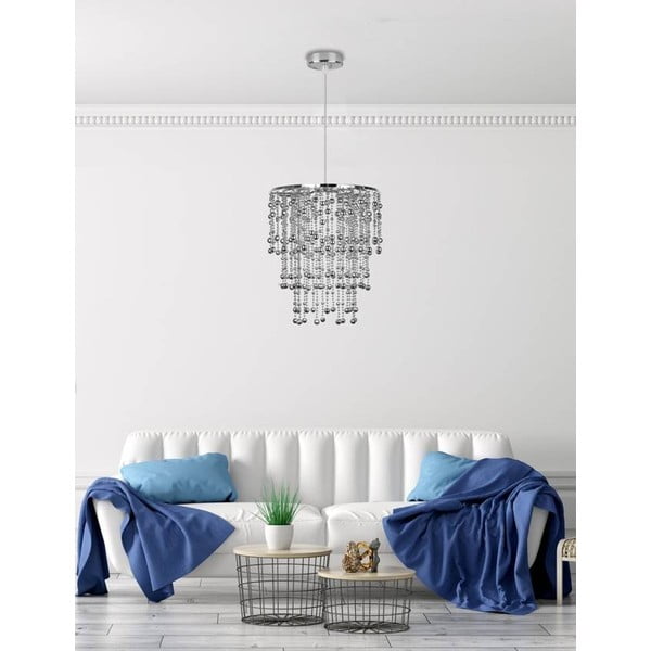 Závesné svietidlo v striebornej farbe ø 22,5 cm Roni - Candellux Lighting-image-1