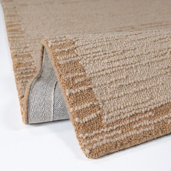 Ručne tkaný vlnený koberec v prírodnej farbe 200x290 cm Harris Modula Wool – Flair Rugs-image-3