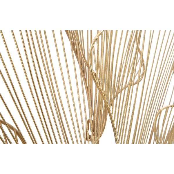 Nástenná dekorácia v zlatej farbe Mauro Ferretti Glam Leaf, 69 × 62 cm-image-4