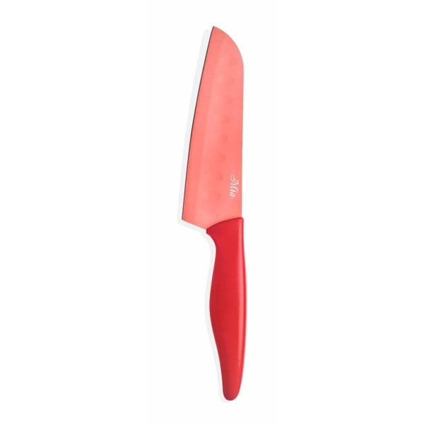 Červený nôž The Mia Santoku, dĺžka 13 cm