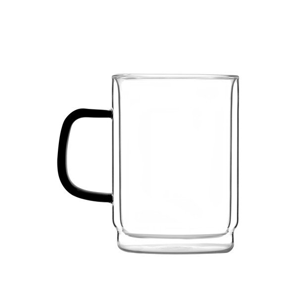 Sklenené hrnčeky v súprave 2 ks 350 ml Carbon – Vialli Design-image-2