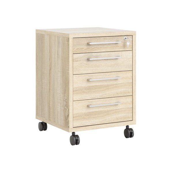 Uzamykateľná skrinka v dekore duba v prírodnej farbe 48x68 cm Prima – Tvilum-image-3