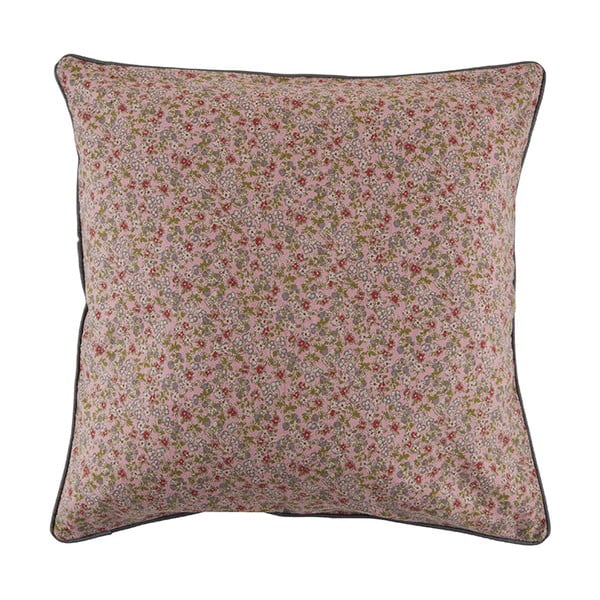 Ružový bavlnený dekoratívny vankúš Bahne & CO, 45 x 45 cm