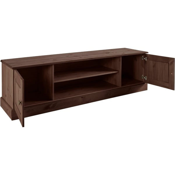 Hnedý TV stolík z borovicového dreva 45x40 cm Mille – Støraa-image-3