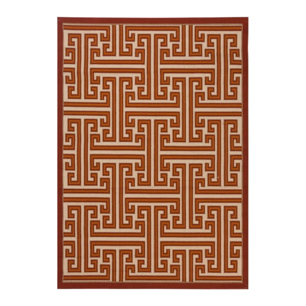 Červený koberec vhodný do exteriéru Verandal, 170 × 120 cm