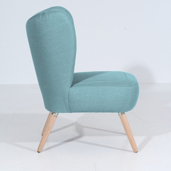 Svetlomodré kreslo Max Winzer Sari-image-1