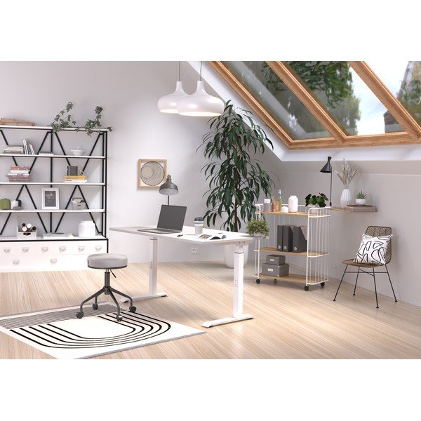 Pracovný stôl s nastaviteľnou výškou 80x140 cm Downey – Germania-image-1