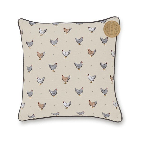 Krémovobiely vankúš Cooksmart Farmers Kitchen, 45 x 45 cm-image-2