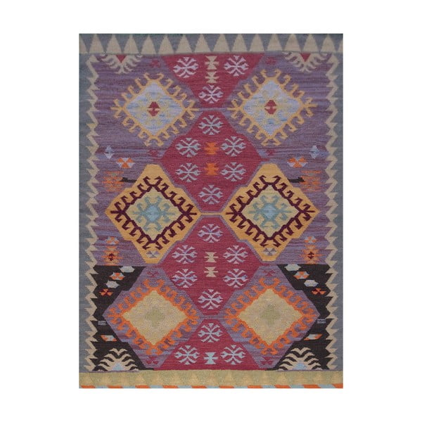 Vlnený koberec Kilim No. 200, 120x180 cm