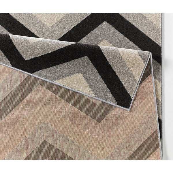 Čierny koberec Chateau Chevron, 120x170 cm-image-3