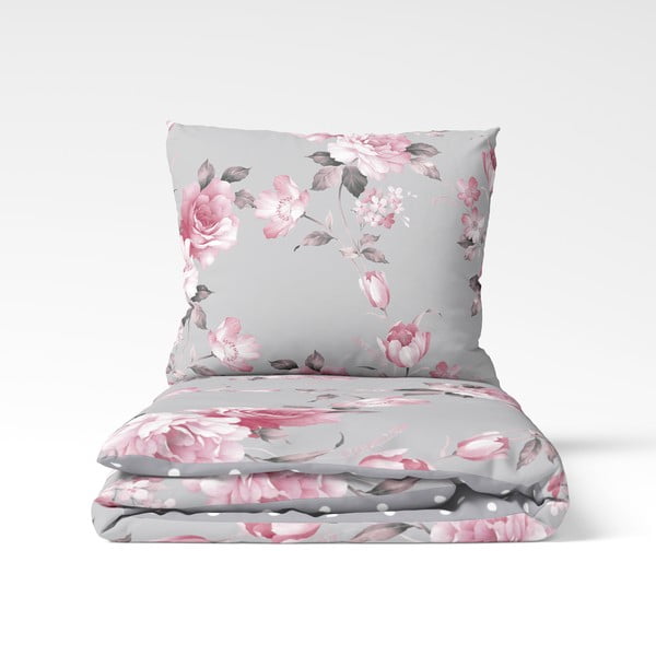 Sivé bavlnené obliečky na dvojlôžko Bonami Selection Belle, 200 x 220 cm-image-2